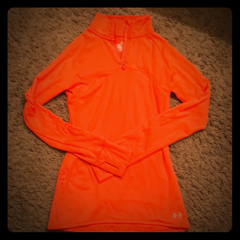 Under Armour 3/4 zip running shirt, small